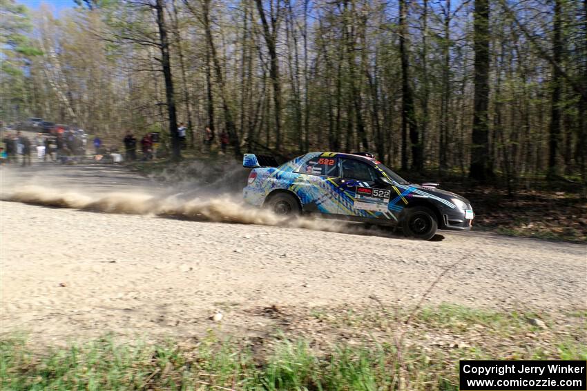 Matt James / Jackie James Subaru Impreza on SS5, Steamboat III.