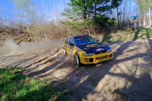 Steve Gingras / Katie Gingras Subaru Impreza on SS6, Kabekona III.