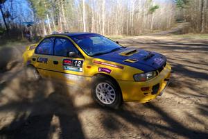 Steve Gingras / Katie Gingras Subaru Impreza on SS6, Kabekona III.