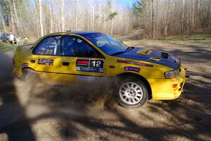 Steve Gingras / Katie Gingras Subaru Impreza on SS6, Kabekona III.