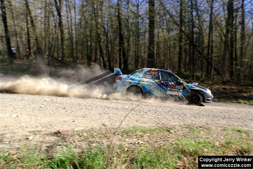 Matt James / Jackie James Subaru Impreza on SS5, Steamboat III.