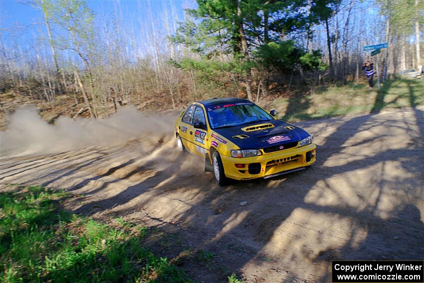 Steve Gingras / Katie Gingras Subaru Impreza on SS6, Kabekona III.