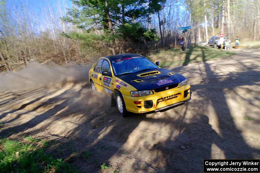Steve Gingras / Katie Gingras Subaru Impreza on SS6, Kabekona III.