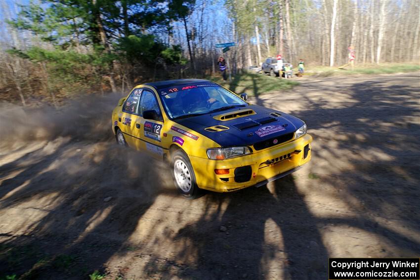 Steve Gingras / Katie Gingras Subaru Impreza on SS6, Kabekona III.