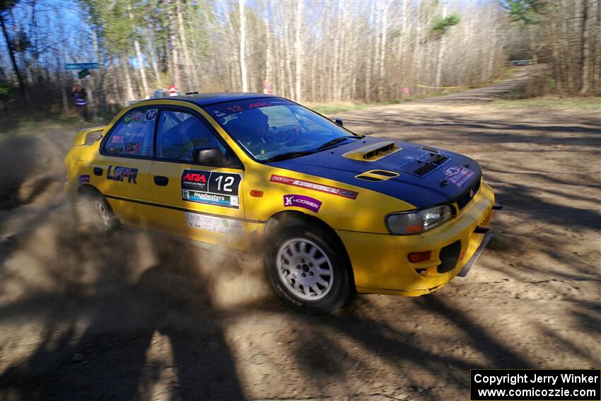 Steve Gingras / Katie Gingras Subaru Impreza on SS6, Kabekona III.
