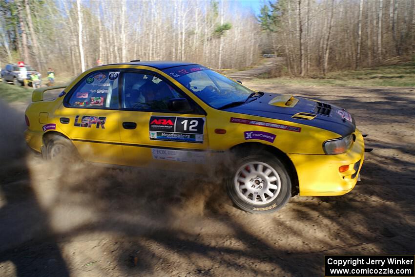 Steve Gingras / Katie Gingras Subaru Impreza on SS6, Kabekona III.