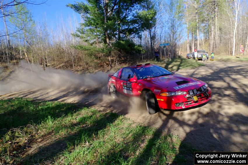 Rob Dupree / Kevin Dobrowolski Mitsubishi Eclipse GSX on SS6, Kabekona III.