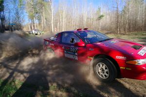 Rob Dupree / Kevin Dobrowolski Mitsubishi Eclipse GSX on SS6, Kabekona III.