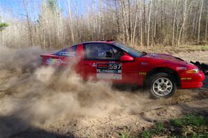 Rob Dupree / Kevin Dobrowolski Mitsubishi Eclipse GSX on SS6, Kabekona III.