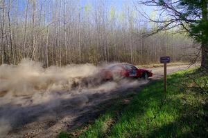 Rob Dupree / Kevin Dobrowolski Mitsubishi Eclipse GSX on SS6, Kabekona III.