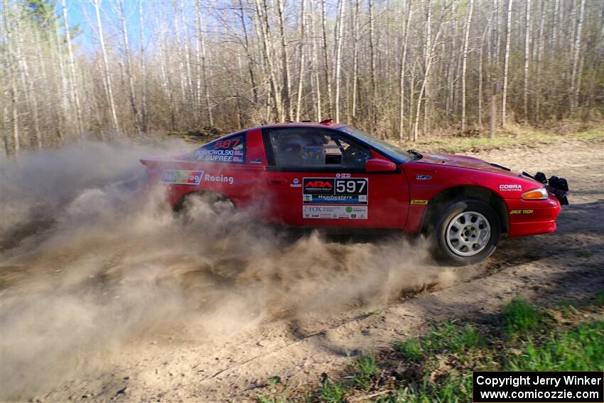 Rob Dupree / Kevin Dobrowolski Mitsubishi Eclipse GSX on SS6, Kabekona III.