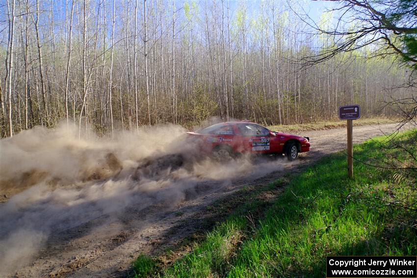Rob Dupree / Kevin Dobrowolski Mitsubishi Eclipse GSX on SS6, Kabekona III.