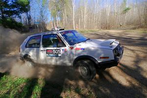Josh Nykanen / Matt Nykanen VW GTI on SS6, Kabekona III.