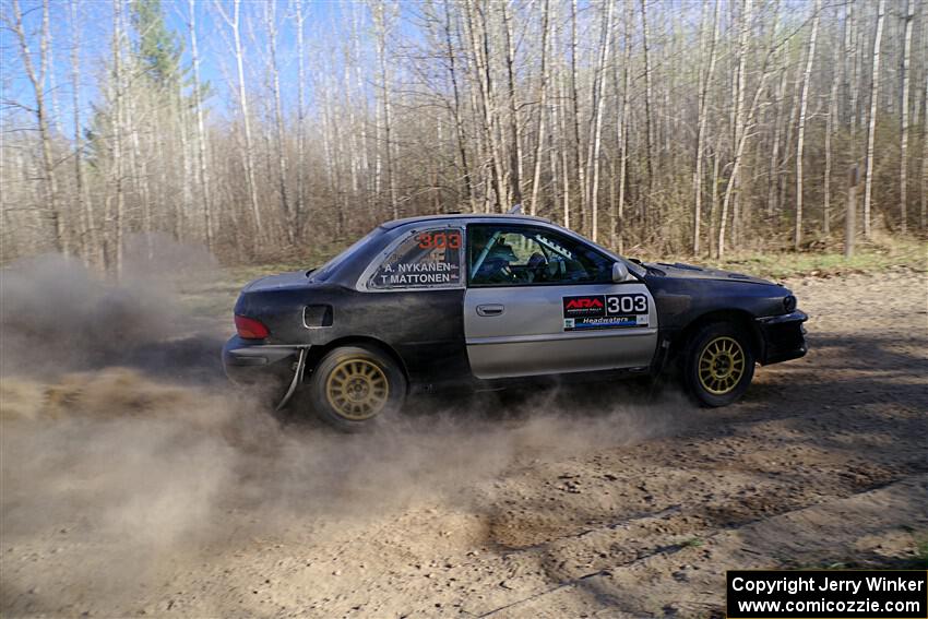 Travis Mattonen / Anikka Nykanen Subaru Impreza on SS6, Kabekona III.