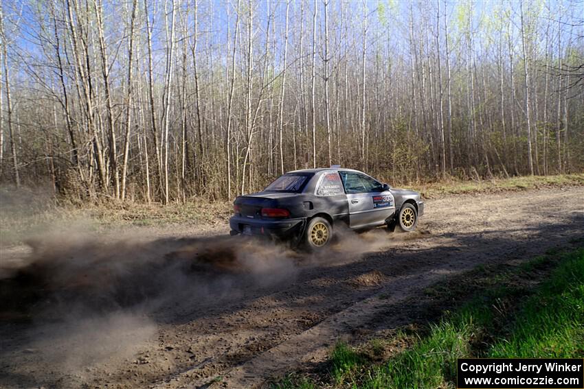 Travis Mattonen / Anikka Nykanen Subaru Impreza on SS6, Kabekona III.