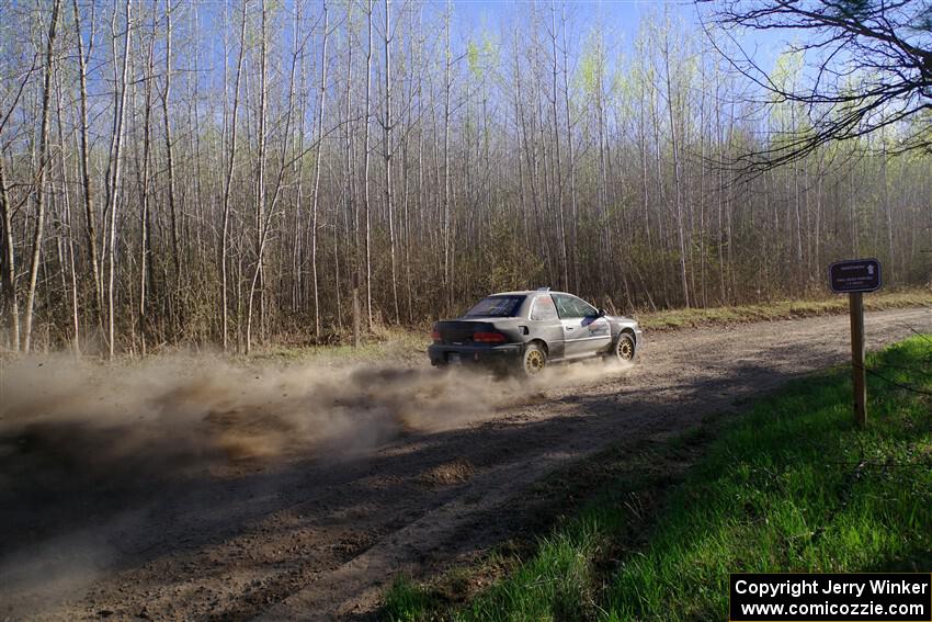 Travis Mattonen / Anikka Nykanen Subaru Impreza on SS6, Kabekona III.