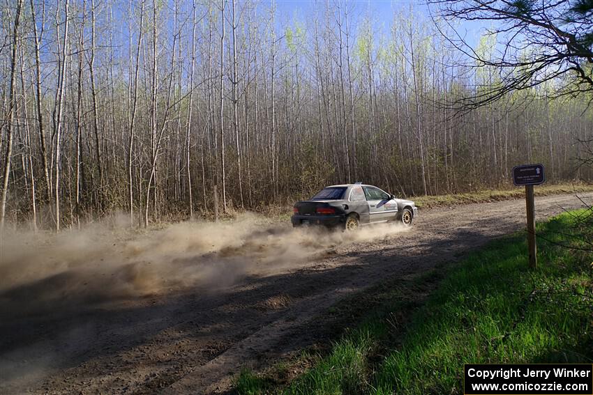 Travis Mattonen / Anikka Nykanen Subaru Impreza on SS6, Kabekona III.