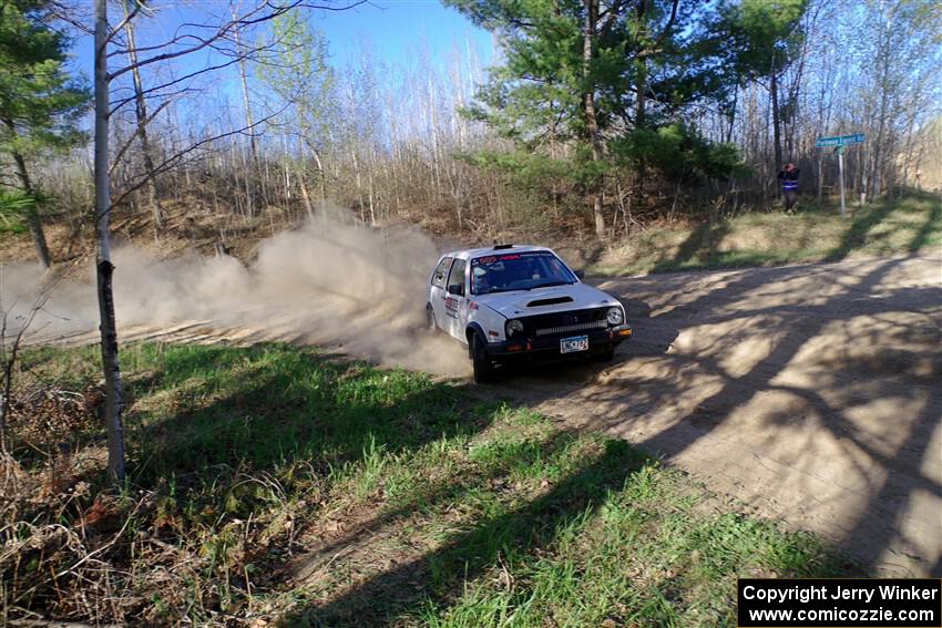 Josh Nykanen / Matt Nykanen VW GTI on SS6, Kabekona III.