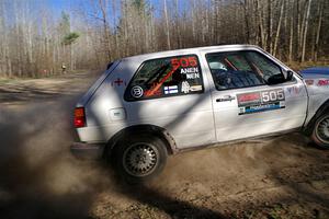 Josh Nykanen / Matt Nykanen VW GTI on SS6, Kabekona III.