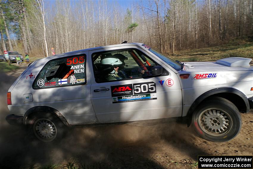 Josh Nykanen / Matt Nykanen VW GTI on SS6, Kabekona III.