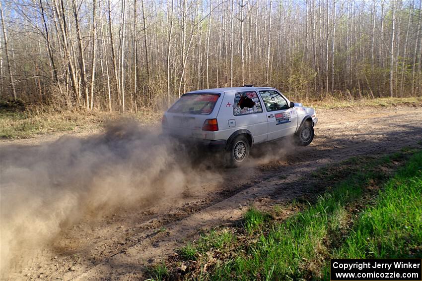 Josh Nykanen / Matt Nykanen VW GTI on SS6, Kabekona III.