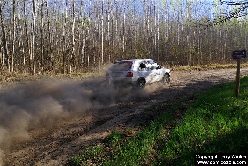 Josh Nykanen / Matt Nykanen VW GTI on SS6, Kabekona III.