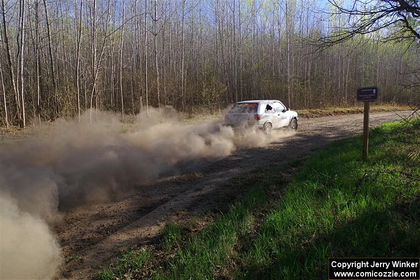 Josh Nykanen / Matt Nykanen VW GTI on SS6, Kabekona III.