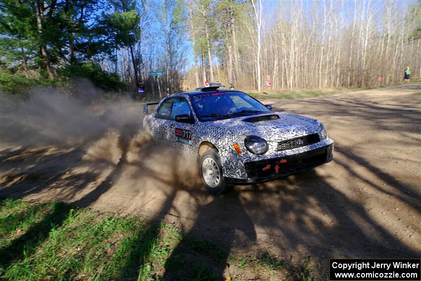 Peter Farrow / Jackson Sedivy Subaru WRX on SS6, Kabekona III.