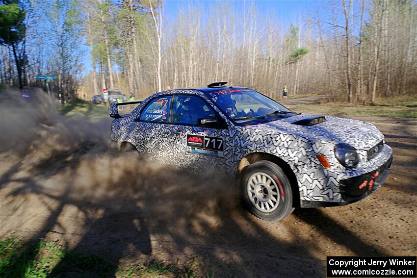 Peter Farrow / Jackson Sedivy Subaru WRX on SS6, Kabekona III.