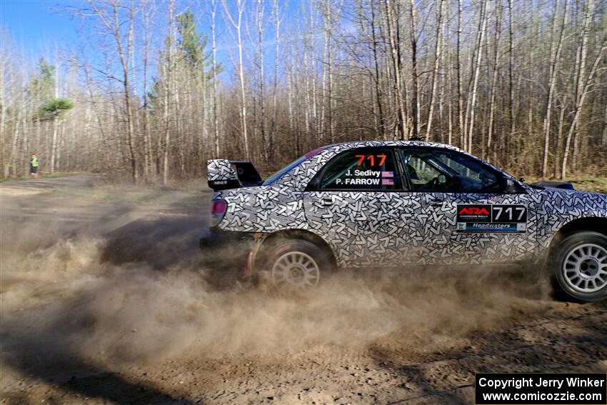 Peter Farrow / Jackson Sedivy Subaru WRX on SS6, Kabekona III.