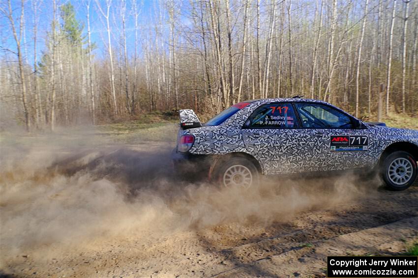 Peter Farrow / Jackson Sedivy Subaru WRX on SS6, Kabekona III.