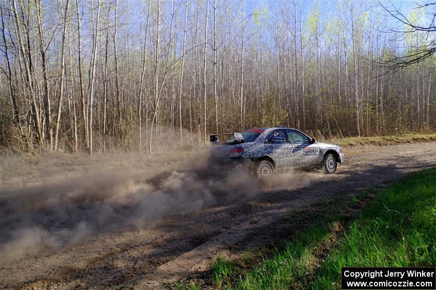 Peter Farrow / Jackson Sedivy Subaru WRX on SS6, Kabekona III.