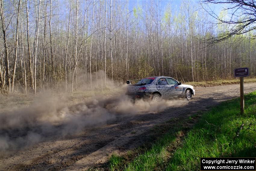Peter Farrow / Jackson Sedivy Subaru WRX on SS6, Kabekona III.