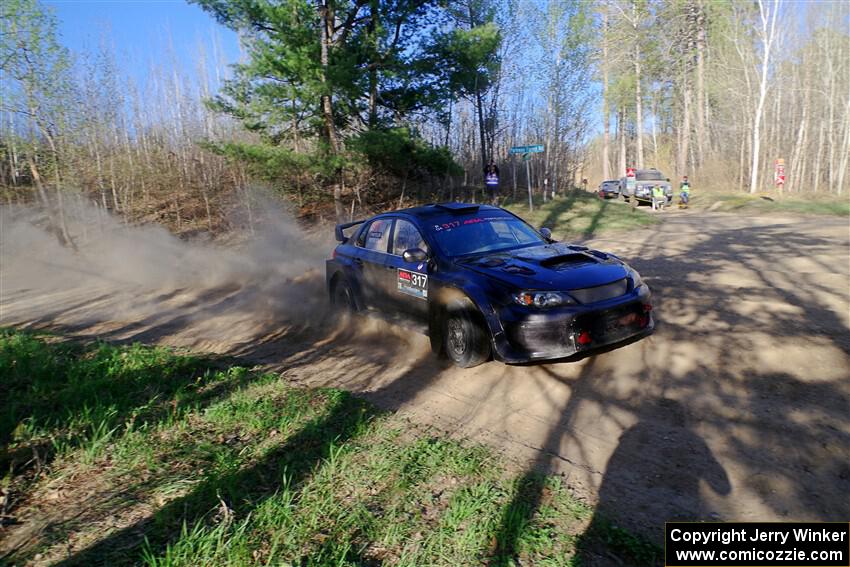 Daryl Bergen / Lorelai Payeur Subaru WRX STi on SS6, Kabekona III.