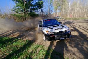 Josh Kemp / Danielle Kemp Subaru WRX on SS6, Kabekona III.