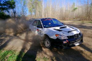 Josh Kemp / Danielle Kemp Subaru WRX on SS6, Kabekona III.