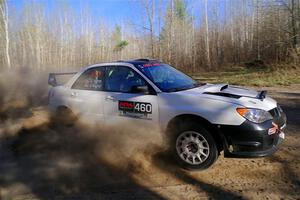 Josh Kemp / Danielle Kemp Subaru WRX on SS6, Kabekona III.