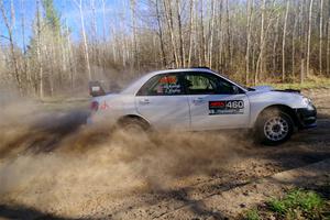 Josh Kemp / Danielle Kemp Subaru WRX on SS6, Kabekona III.