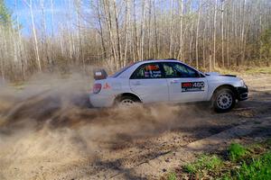Josh Kemp / Danielle Kemp Subaru WRX on SS6, Kabekona III.
