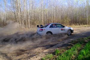 Josh Kemp / Danielle Kemp Subaru WRX on SS6, Kabekona III.