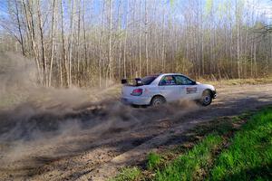 Josh Kemp / Danielle Kemp Subaru WRX on SS6, Kabekona III.