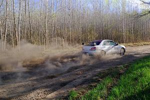 Josh Kemp / Danielle Kemp Subaru WRX on SS6, Kabekona III.