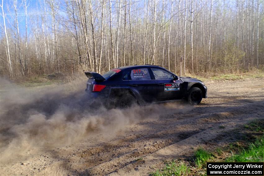 Daryl Bergen / Lorelai Payeur Subaru WRX STi on SS6, Kabekona III.
