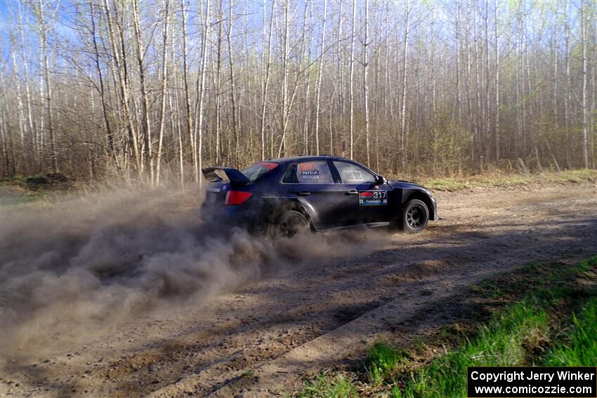 Daryl Bergen / Lorelai Payeur Subaru WRX STi on SS6, Kabekona III.
