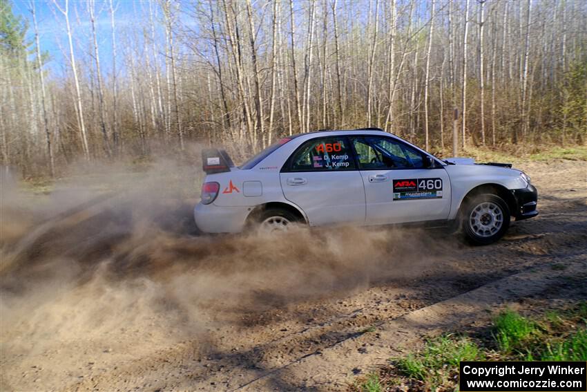 Josh Kemp / Danielle Kemp Subaru WRX on SS6, Kabekona III.