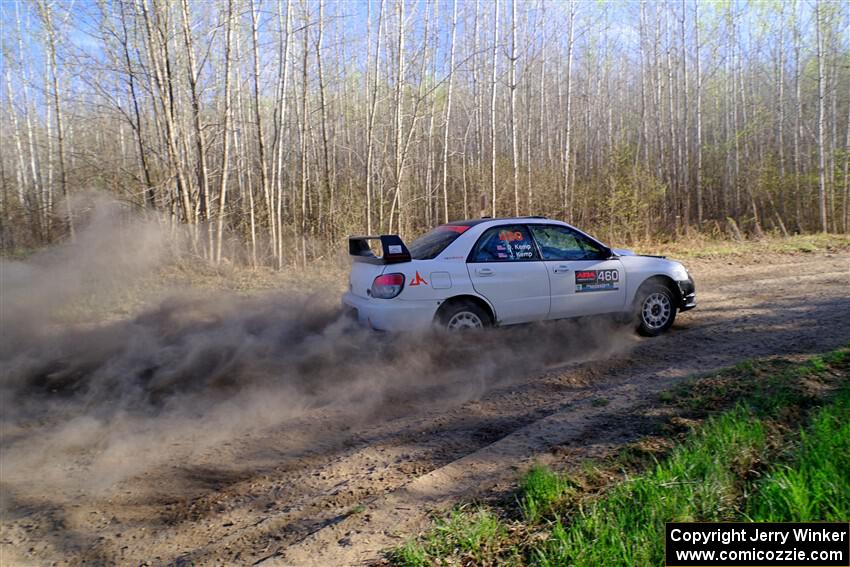 Josh Kemp / Danielle Kemp Subaru WRX on SS6, Kabekona III.