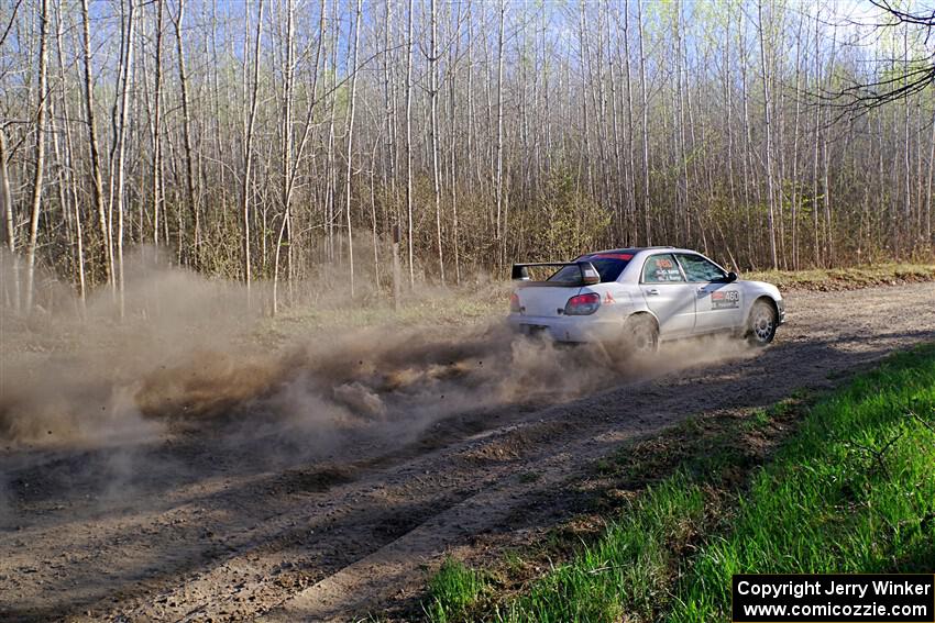 Josh Kemp / Danielle Kemp Subaru WRX on SS6, Kabekona III.