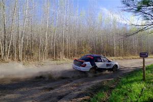 Jason Cook / Maggie Tu Subaru WRX on SS6, Kabekona III.