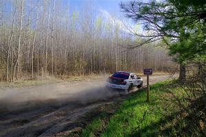 Jason Cook / Maggie Tu Subaru WRX on SS6, Kabekona III.