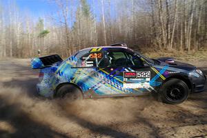 Matt James / Jackie James Subaru Impreza on SS6, Kabekona III.